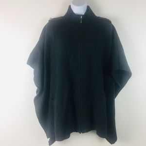 White House Black Market Poncho Sweater Small Full
